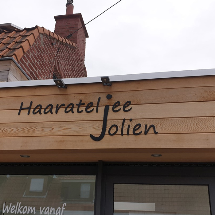 Haarateljee Jolien – signalisatie